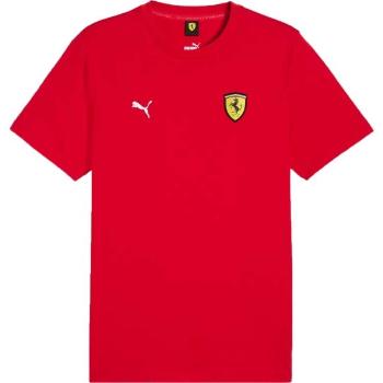 Puma FERRARI RACE COLORED SHIELD TEE Pánské triko, červená, velikost