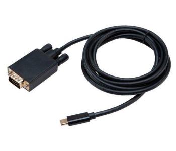 AKASA adaptér USB Type-C na VGA M Cable Adapter (1920x1080@60Hz) 1.8 m