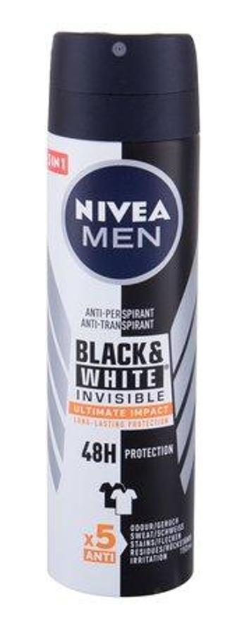Nivea Antiperspirant ve spreji Men Invisible Black & White Ultimate Impact 150 ml, 150ml