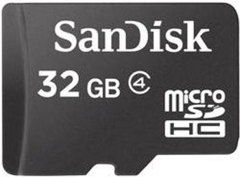 Paměťová karta microSDHC, 32 GB, SanDisk SDSDQM-032G-B35, Class 4