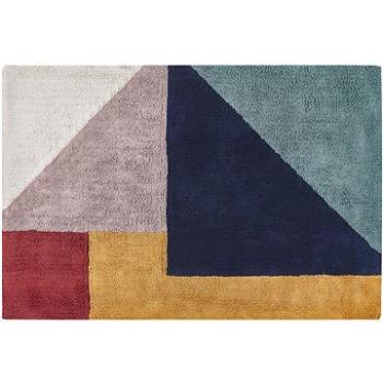 Bavlněný koberec 140 x 200 cm vícebarevný JALGAON, 303106 (beliani_303106)