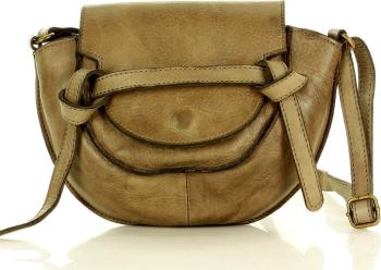 MARCO MAZZINI PÍSKOVÁ CROSSBODY S ORIGINÁLNÍM ZDOBENÍM KLOPY (V82D) Velikost: ONE SIZE