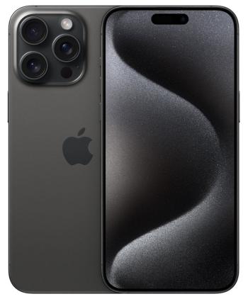 Apple iPhone 15 Pro Max, 1TB, Black Titanium (MU7G3SX/A)