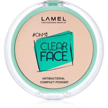 LAMEL OhMy Clear Face kompaktní pudr s antibakteriální přísadou odstín 405 Sand Beige 6 g