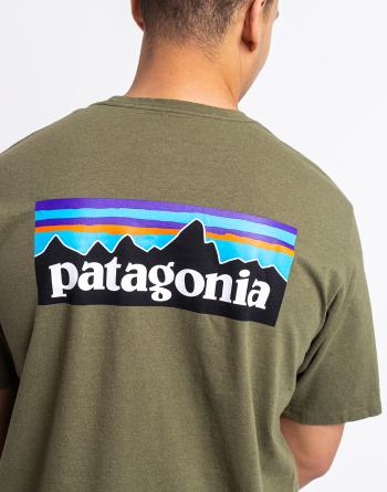 Tričko Patagonia M's P-6 Logo Responsibili-Tee Wyoming Green