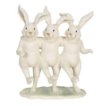Dekorace tančících králíků - 16*9*19 cm 6PR3189