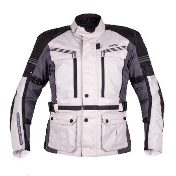 Pánská touringová moto bunda BOS Maximum  Gray  5XL