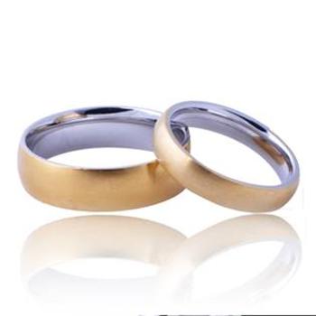 Šperky4U Snubní ocelový prsten šíře 4 mm, vel. 57 - velikost 57 - OPR1427-57