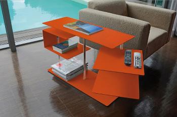 Radius design cologne Stolek RADIUS DESIGN (X-CENTRIC TABLE 2 orange 570B) oranžový