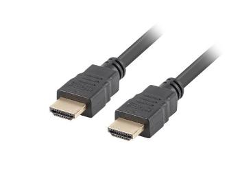 LANBERG High Speed HDMI 1.4 + Ethernet kabel, 4K@30Hz, CCS, M/M, délka 1m, černý, zlacené konektory