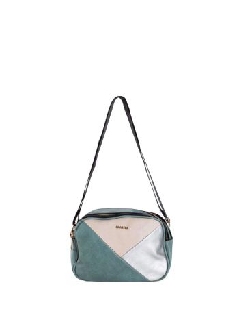 MINTOVÁ DVOUKOMOROVÁ CROSSBODY KABELKA OW-TR-A-6222-MINT Velikost: ONE SIZE