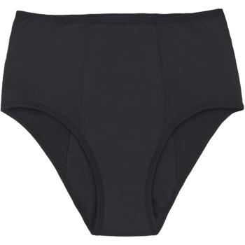 Snuggs Period Underwear Night: Heavy Flow Black látkové menstruační kalhotky pro silnou menstruaci velikost S Black 1 ks