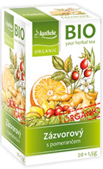 Apotheke BIO Zázvorový čaj s pomerančem 20 x 1.5 g