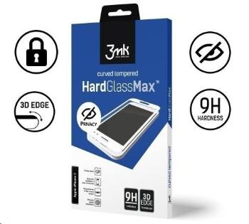 3mk tvrzené sklo HardGlass MAX Privacy pro Apple iPhone 11 Pro, černá