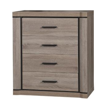 Casarredo Komoda DALLAS D4 Jarstol 80,5/91/43,5 Barva: dub-sonoma