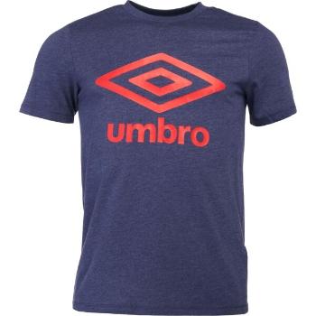 Umbro LARGE COTTON LOGO TEE Pánské triko, tmavě modrá, velikost