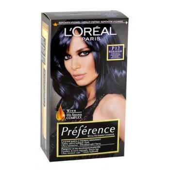 L'Oréal Paris Préférence Féria 60 ml barva na vlasy pro ženy poškozená krabička P12 Blue Black Pearl