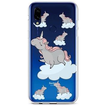 TopQ Kryt Xiaomi Redmi Note 7 silikon Grey Unicorns 44266 (Sun-44266)