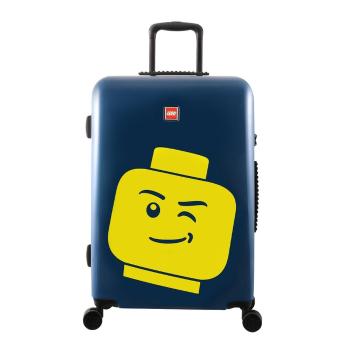LEGO Skořepinový cestovní kufr ColourBox Minifigure Head 70 l modrý