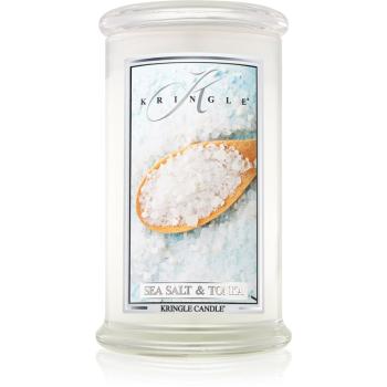 Kringle Candle Sea Salt & Tonka vonná svíčka 624 g