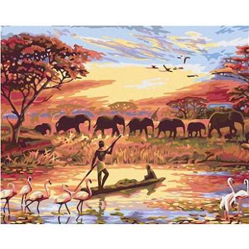 Malování podle čísel - Africký západ slunce (HRAmal00393nad)