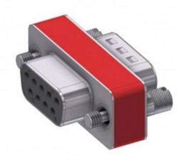 D-SUB adaptér D-SUB zástrčka 9pólová - D-SUB zásuvka 9pólová Deltron Connectors 1 ks