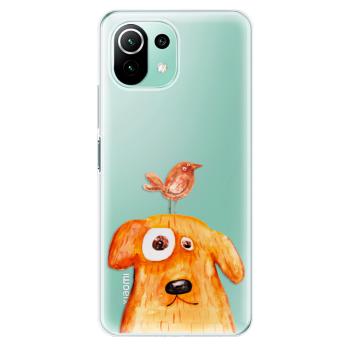 Odolné silikonové pouzdro iSaprio - Dog And Bird - Xiaomi Mi 11 Lite