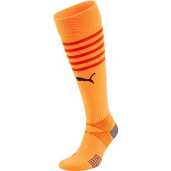 Puma TEAMFINAL SOCKS Pánské fotbalové ponožky, oranžová, velikost