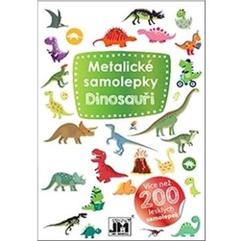 Metalické samolepky Dinosauři: Více než 200 lesklých samolepek (8595593831275)