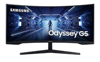 34" Samsung Odyssey G5, QHD, Prohnutý,165Hz, LC34G55TWWRXEN