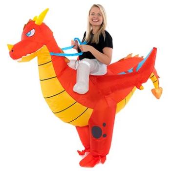 Nafukovací kostým pro dospělé Riding Fire Dragon (HRAbz25274)