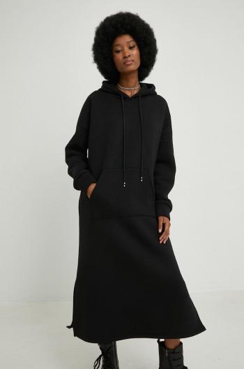 Šaty Answear Lab černá barva