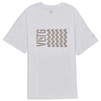 Converse VLTG OVERSIZED SHORT SLEEVE T-SHIRT Dámské tričko, bílá, velikost S