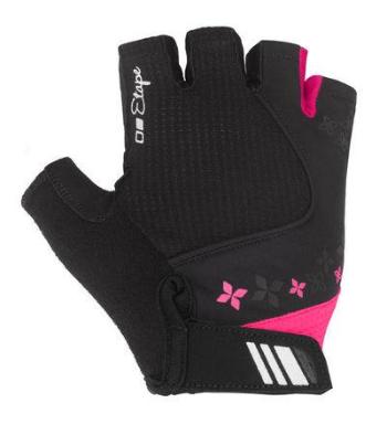 Etape - dámské rukavice AMBRA, černá/růžová M, Černá