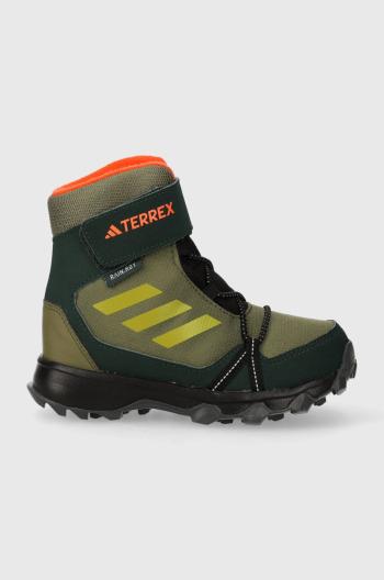 Outdoorové boty adidas TERREX TERREX SNOW CF R.RD zelená barva