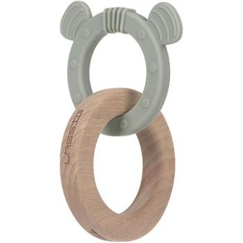 Lässig Teether Ring 2in1 Little Chums cat (4042183419886)