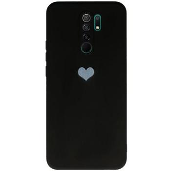 Vennus Valentýnské pouzdro Heart pro Xiaomi Redmi 9 - černé (TT4459)