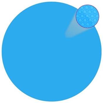 Plovoucí kulatý solární PE kryt na bazén 455 cm modrý (90346)