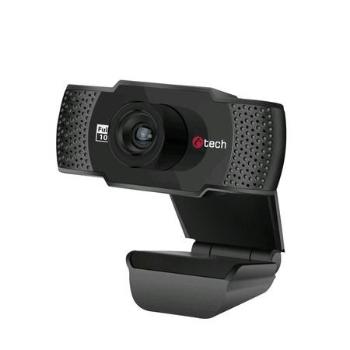 Webkamera C-Tech CAM-11FHD, 1080p - černá, CAM-11FHD