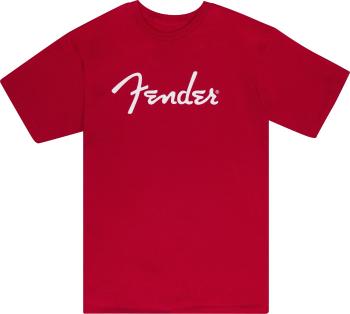 Fender Spaghetti Logo T-Shirt, Dakota Red, M