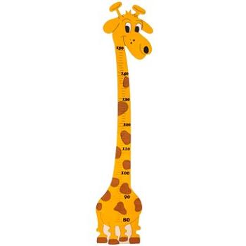 Dřevěná dekorace - Dětský metr Žirafa Amina  (8594155461677)