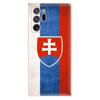 Odolné silikonové pouzdro iSaprio - Slovakia Flag - Samsung Galaxy Note 20 Ultra