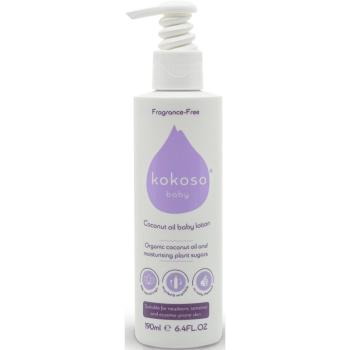 Kokoso Baby Kids tělové mléko bez parfemace pro děti 190 ml