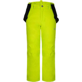 Loap FUXI Dětské lyžařské kalhoty, zelená, velikost 134