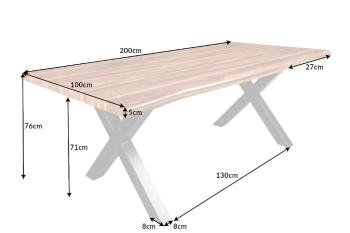 Jídelní stůl HYMEN Dekorhome 200x100x76 cm
