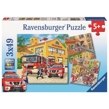 Ravensburger Puzzle Hasiči 3 x 49 dílků