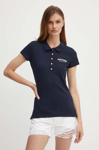 Polo tričko Tommy Hilfiger tmavomodrá barva, WW0WW41895