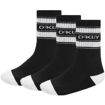 Oakley B1B ICON SOCKS (3 PCS) Ponožky, černá, velikost L