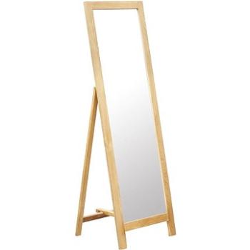 Stojací zrcadlo 48 x 46,5 x 150 cm masivní dubové dřevo (247454)
