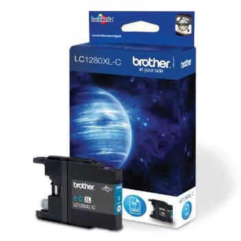 BROTHER LC-1280-XL - originální cartridge, azurová, 1200 stran